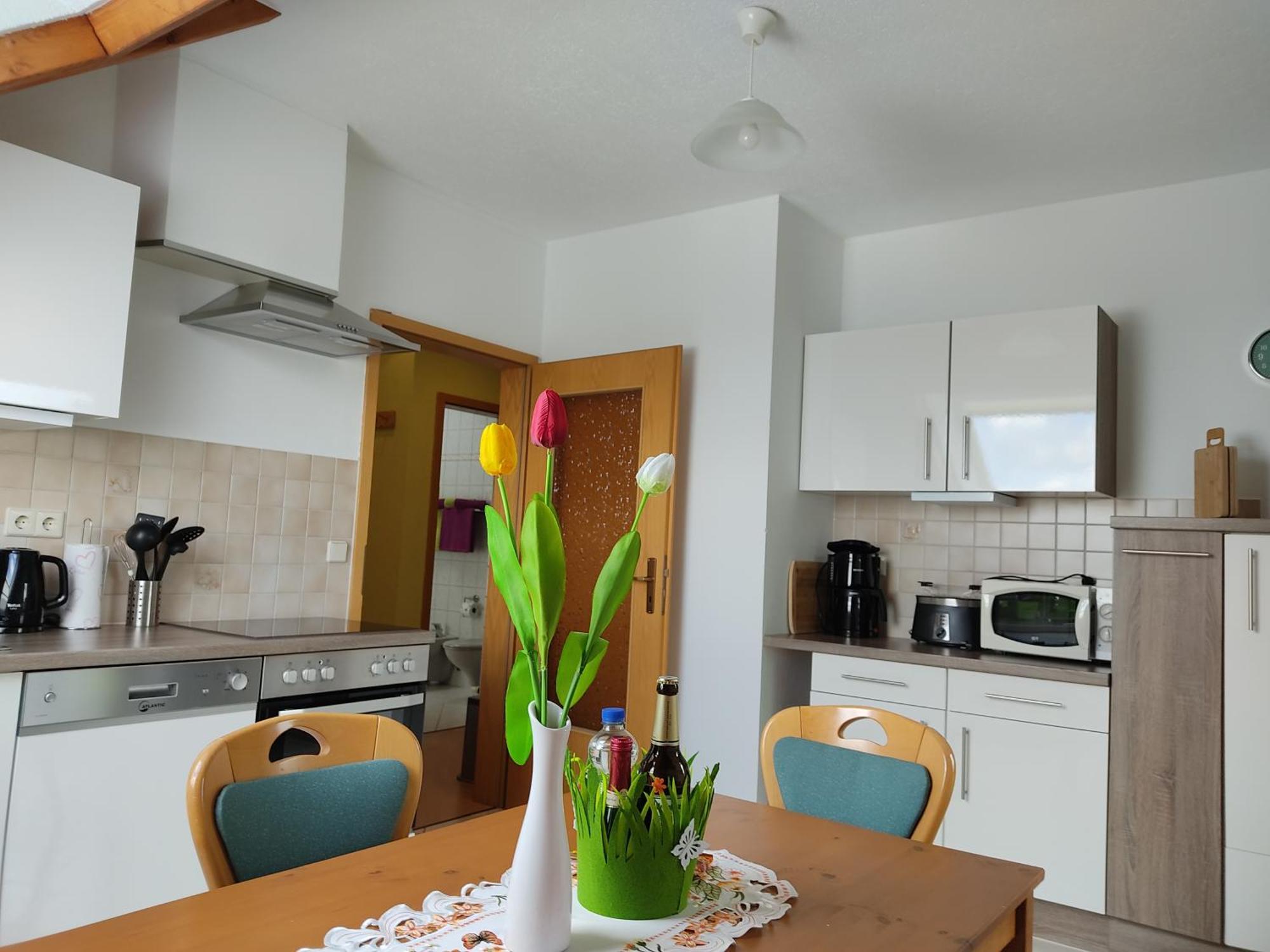 Gemuetliche Ferienwohnung Im Schoenen Erzgebirge - Wohnung Fruehling 艾本施托克 外观 照片